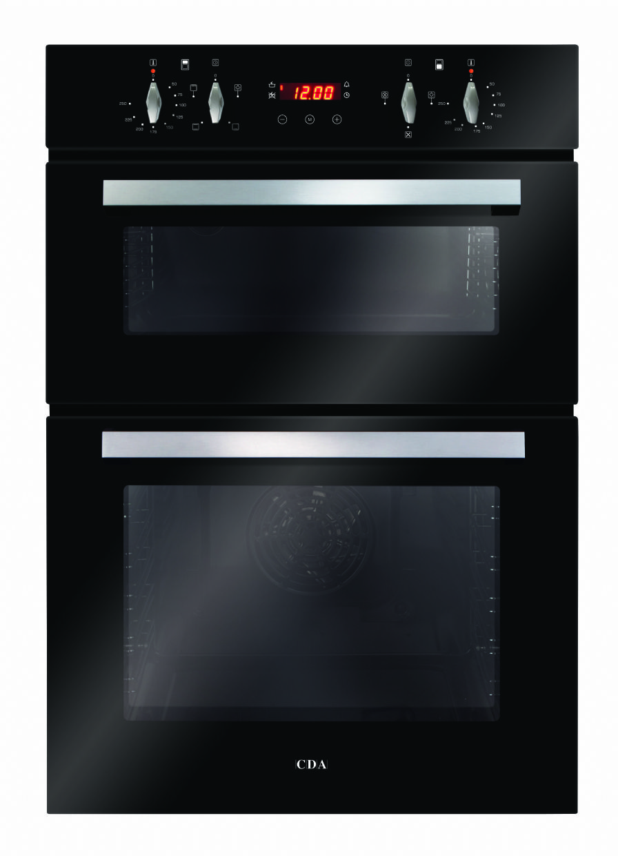 Cda DC940 Double Built in Electric oven in Black, White or Stainless Steel